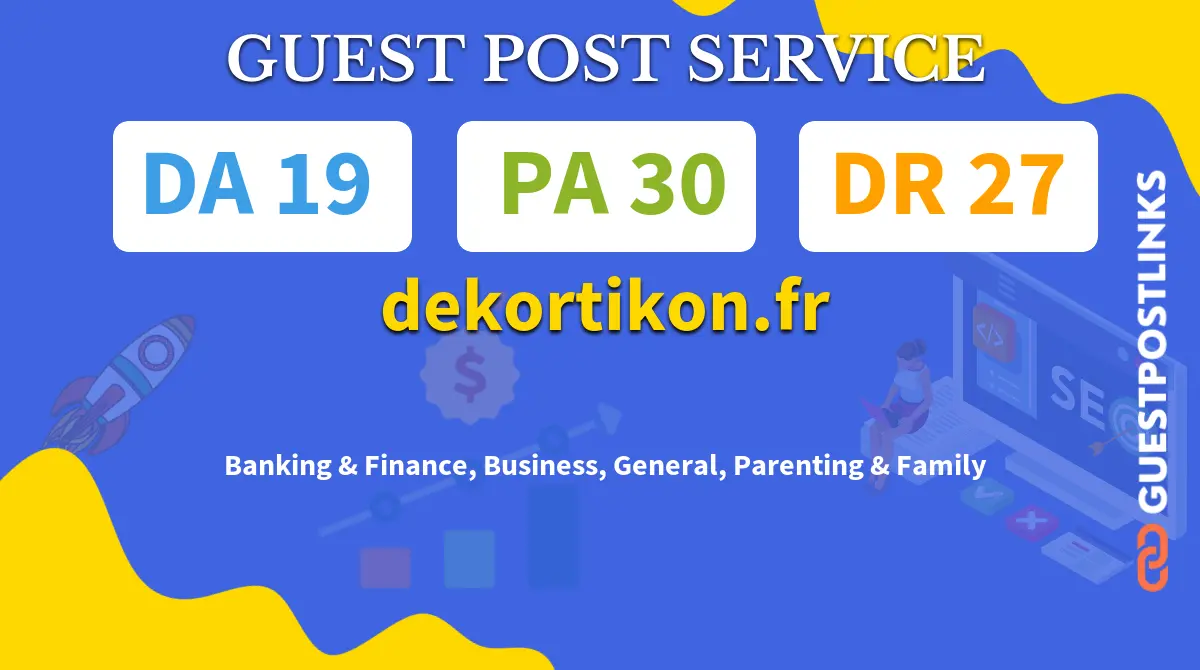 Buy Guest Post on dekortikon.fr