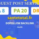 Buy Guest Post on santetotal.fr