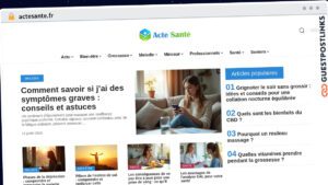 Publish Guest Post on actesante.fr