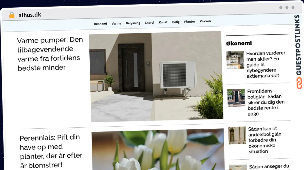 Publish Guest Post on alhus.dk