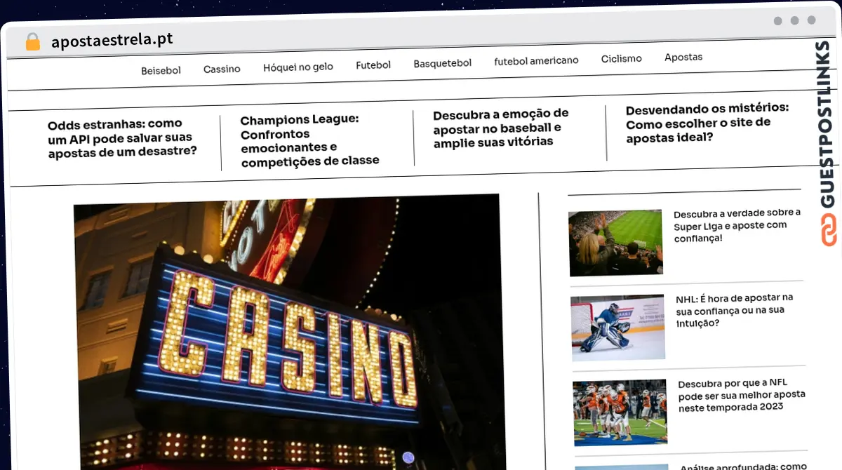 Publish Guest Post on apostaestrela.pt