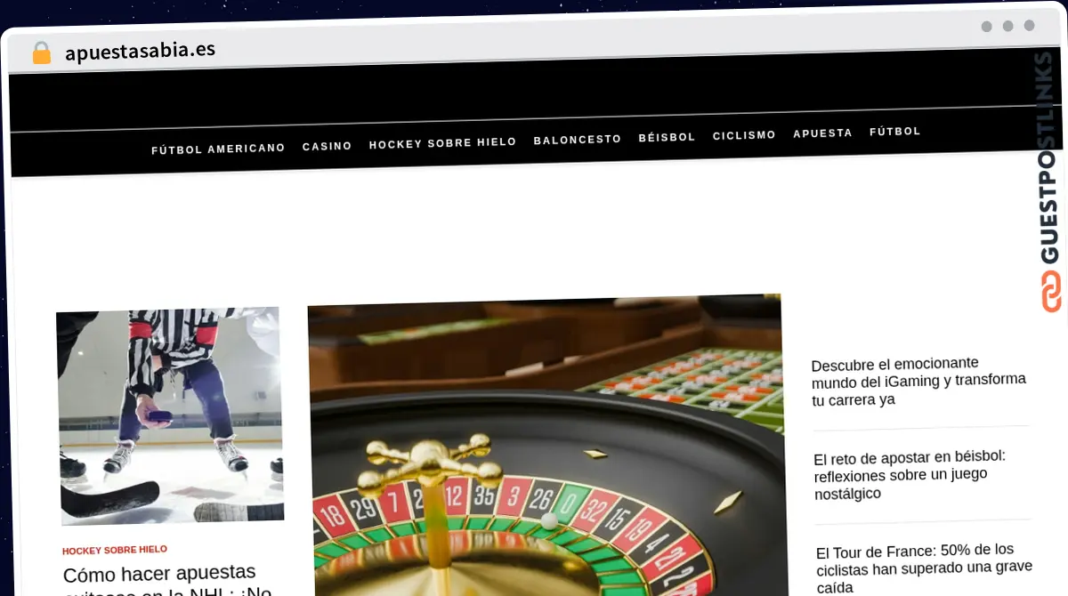 Publish Guest Post on apuestasabia.es