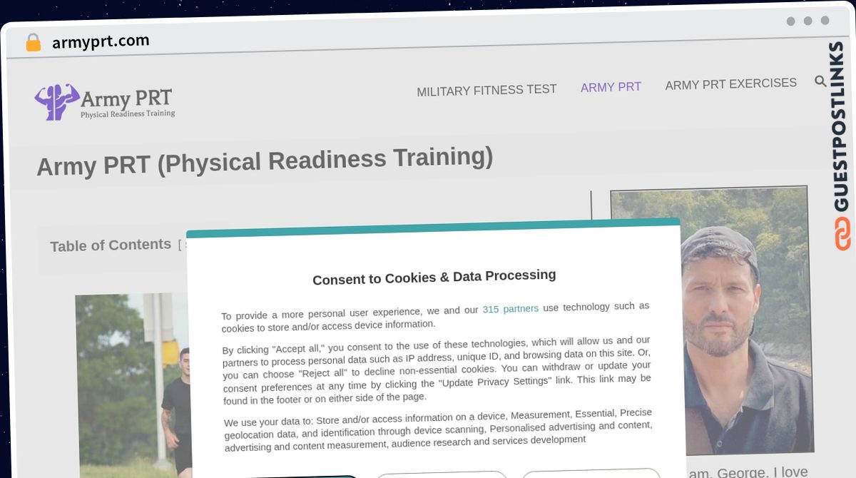 Publish Guest Post on armyprt.com