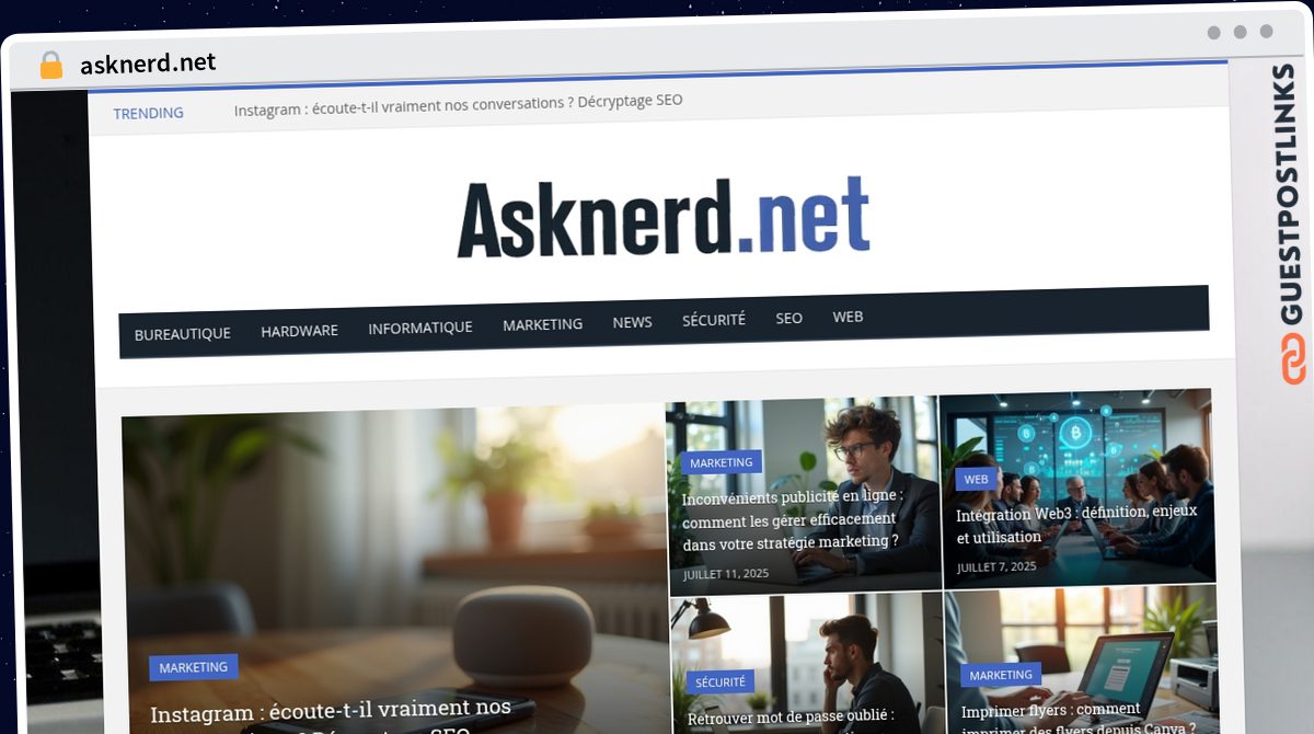 Publish Guest Post on asknerd.net