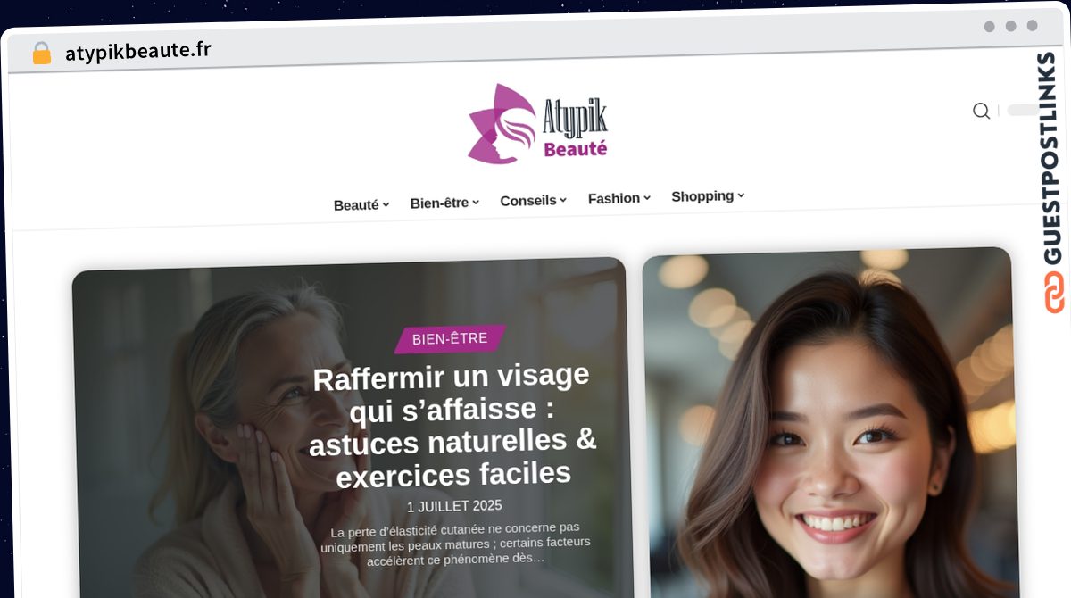 Publish Guest Post on atypikbeaute.fr