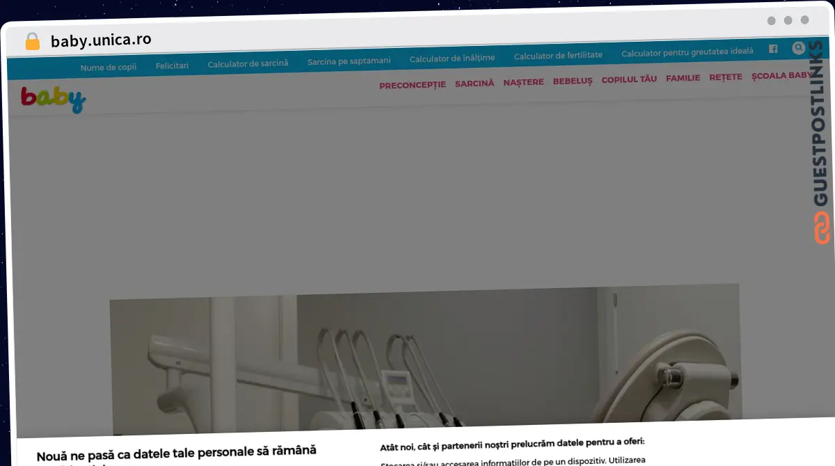 Publish Guest Post on baby.unica.ro