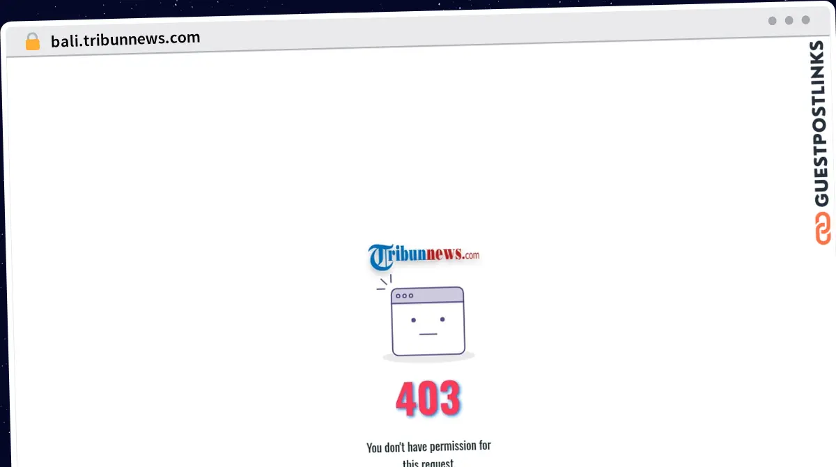 Publish Guest Post on bali.tribunnews.com