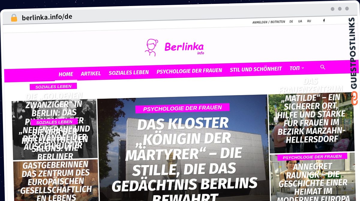 Publish Guest Post on berlinka.info/de