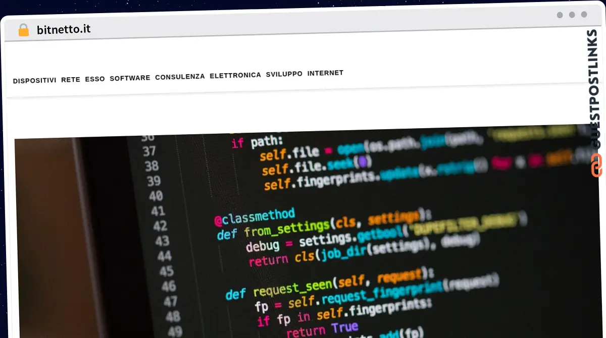 Publish Guest Post on bitnetto.it