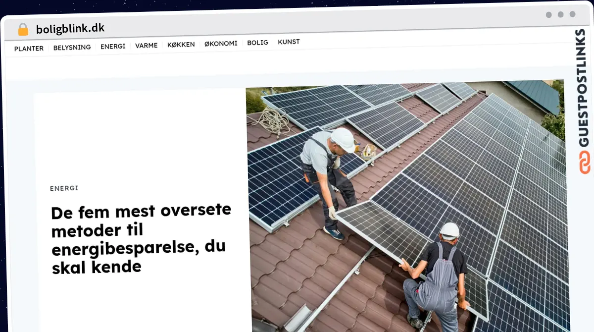 Publish Guest Post on boligblink.dk