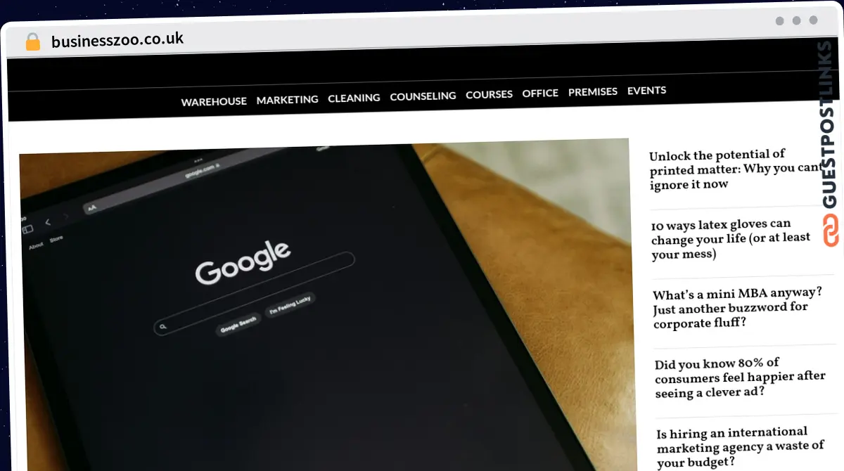 Publish Guest Post on businesszoo.co.uk