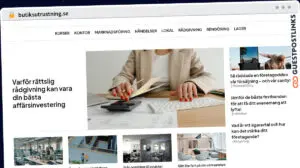 Publish Guest Post on butiksutrustning.se