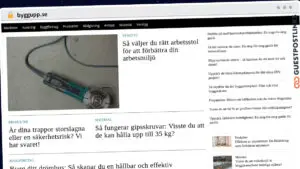 Publish Guest Post on byggupp.se