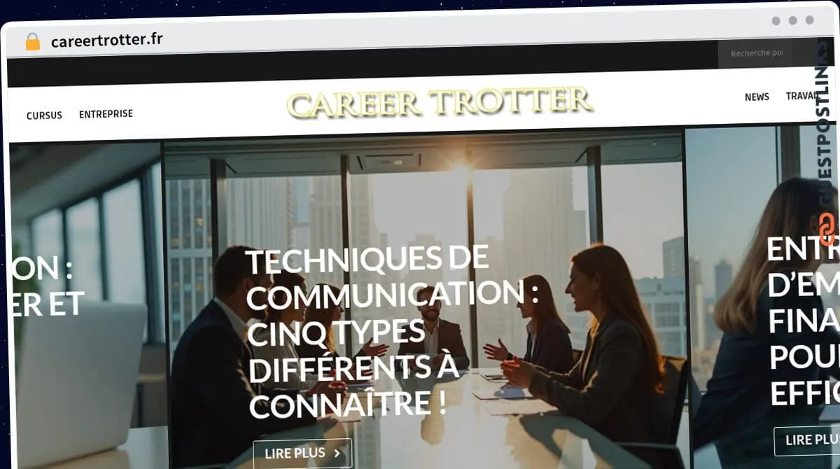 Publish Guest Post on careertrotter.fr