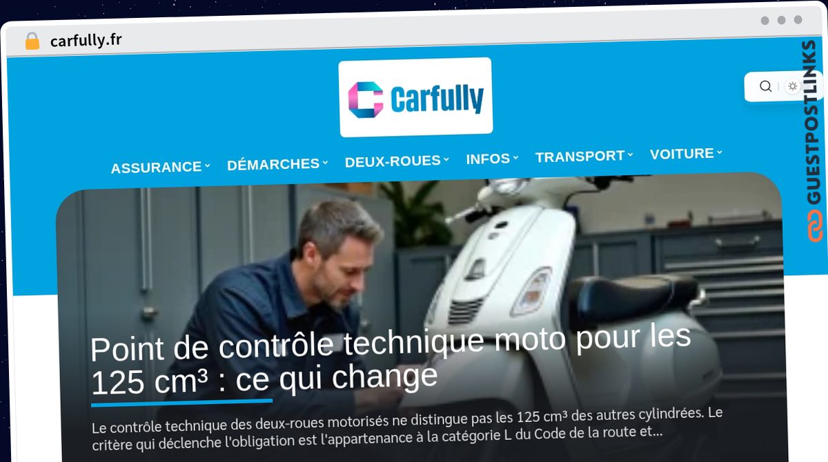 Publish Guest Post on carfully.fr