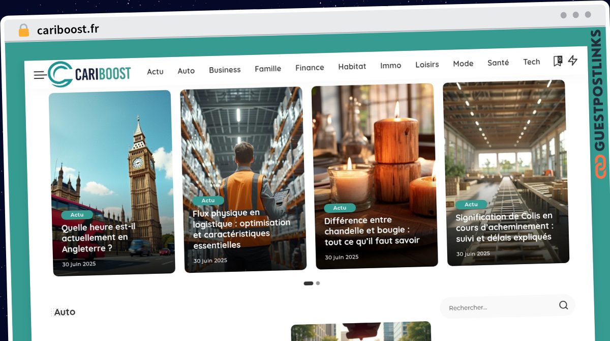 Publish Guest Post on cariboost.fr