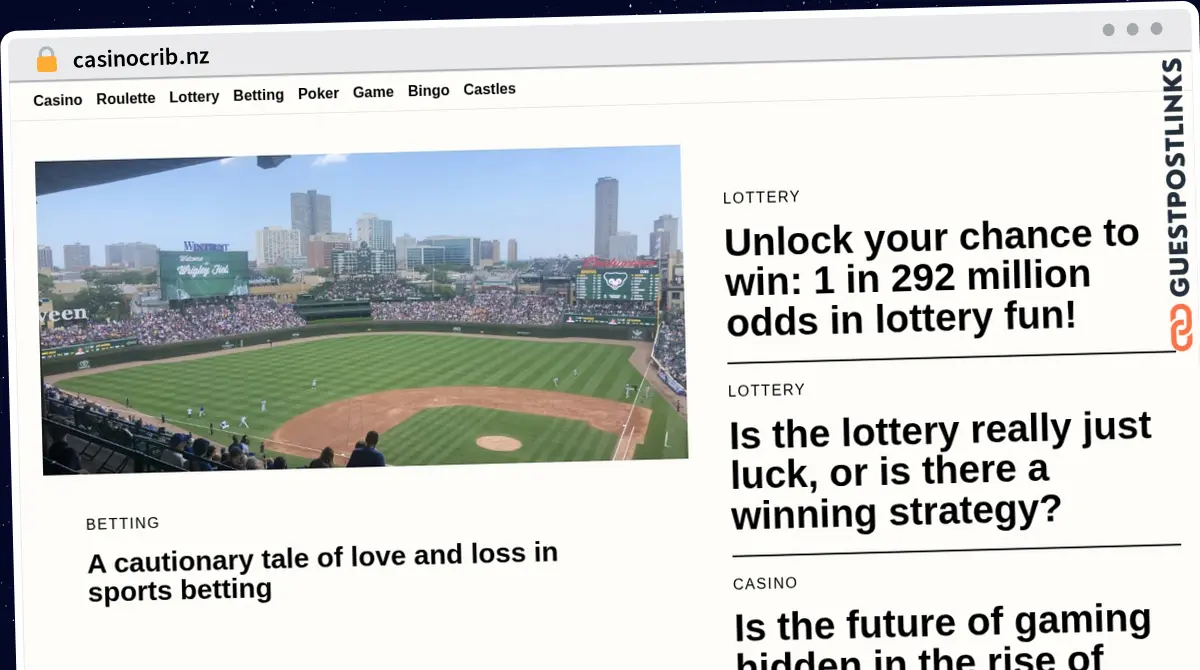 Publish Guest Post on casinocrib.nz