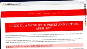 Publish Guest Post on chickfila-menus.com
