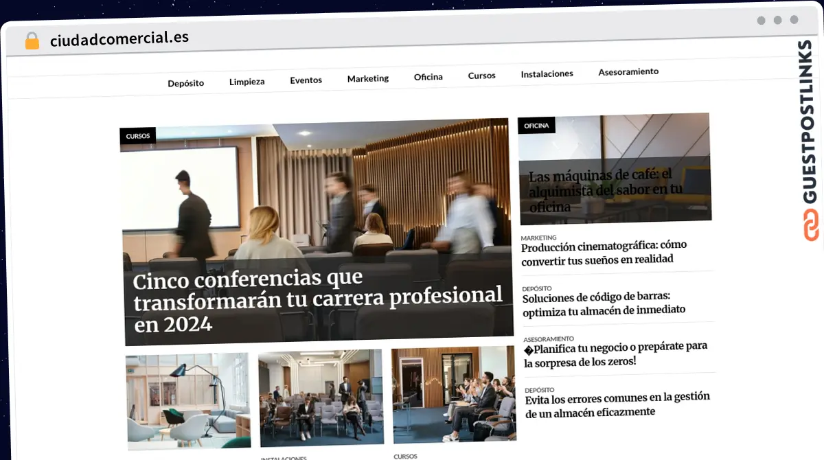 Publish Guest Post on ciudadcomercial.es