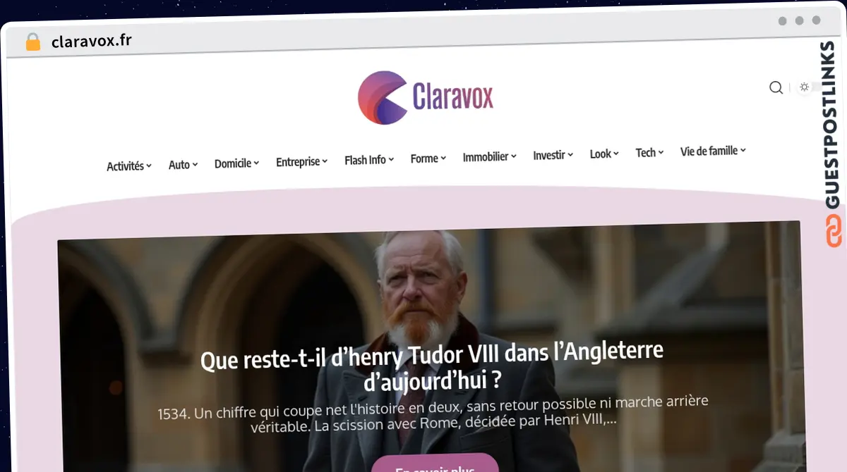 Publish Guest Post on claravox.fr