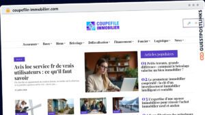 Publish Guest Post on coupefile-immobilier.com