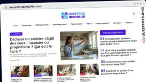 Publish Guest Post on coupefile-immobilier.com