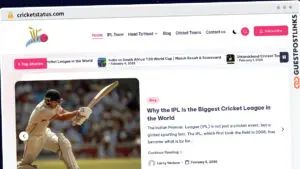 Publish Guest Post on cricketstatus.com