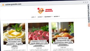Publish Guest Post on cuisine-gratuite.com