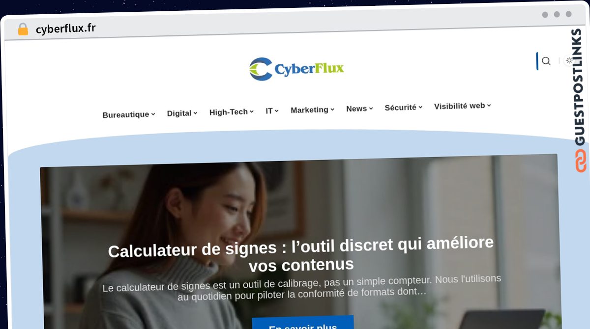 Publish Guest Post on cyberflux.fr