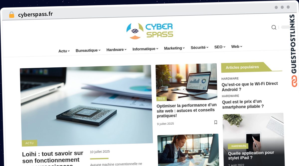 Publish Guest Post on cyberspass.fr