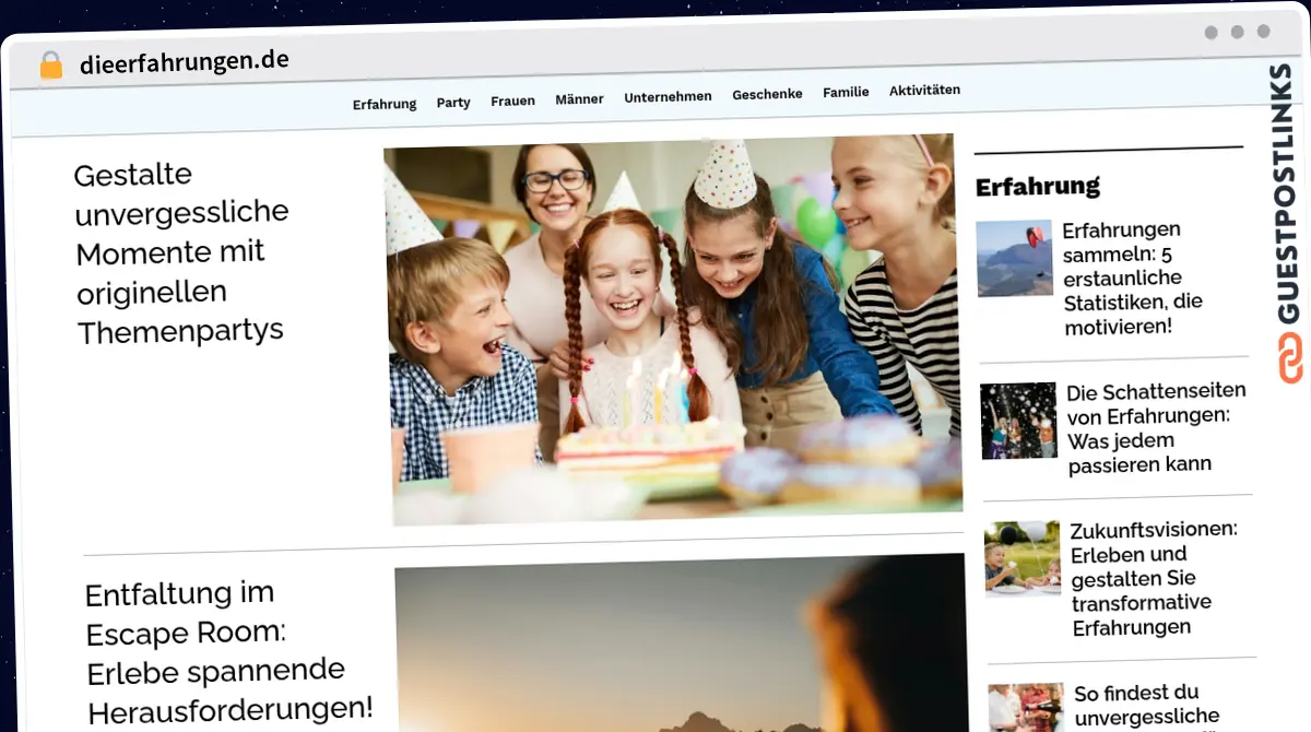 Publish Guest Post on dieerfahrungen.de