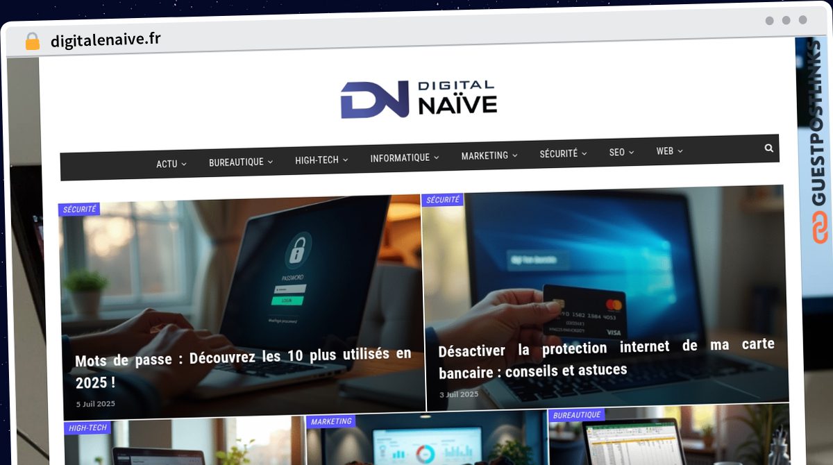 Publish Guest Post on digitalenaive.fr