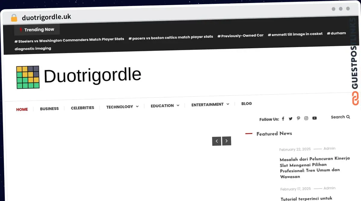 Publish Guest Post on duotrigordle.uk