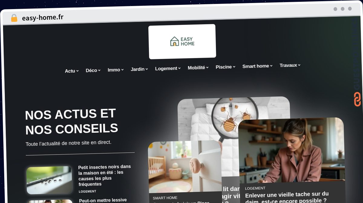 Publish Guest Post on easy-home.fr