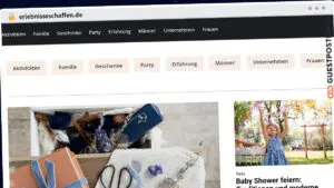 Publish Guest Post on erlebnisseschaffen.de