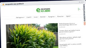 Publish Guest Post on escapades-aux-jardins.fr