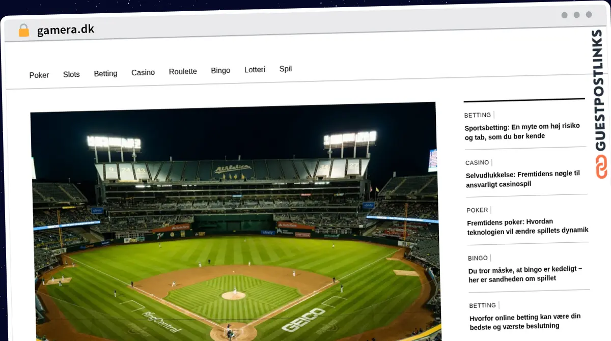 Publish Guest Post on gamera.dk
