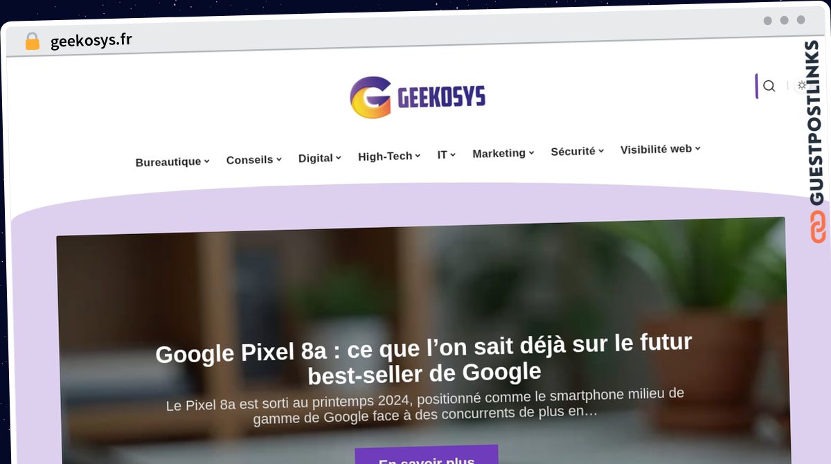 Publish Guest Post on geekosys.fr