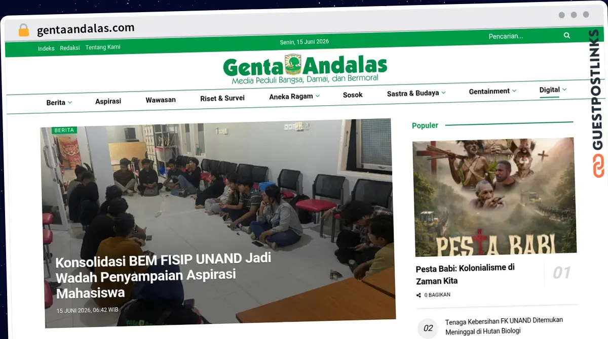 Publish Guest Post on gentaandalas.com