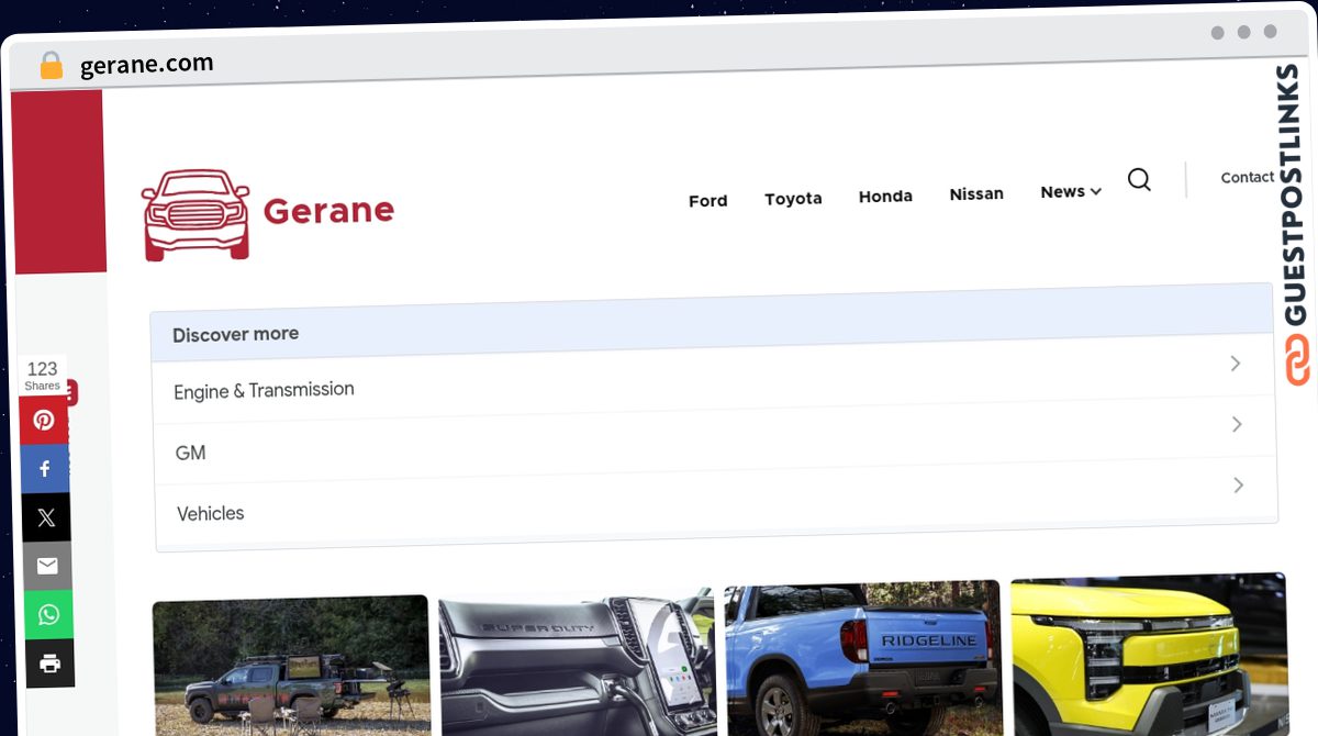 Publish Guest Post on gerane.com