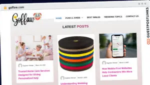 Publish Guest Post on goffaw.com