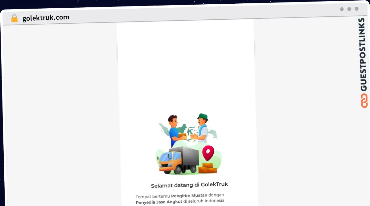 Publish Guest Post on golektruk.com