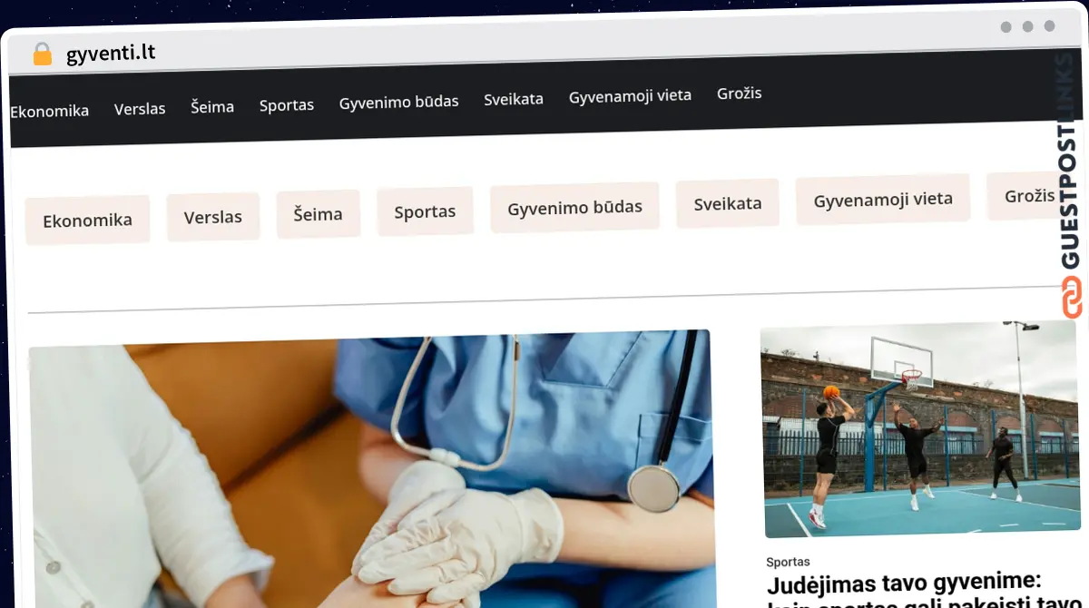 Publish Guest Post on gyventi.lt