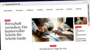 Publish Guest Post on hauptstadtjetzt.de