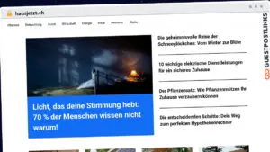 Publish Guest Post on hausjetzt.ch