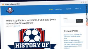 Publish Guest Post on historyofsoccer.info