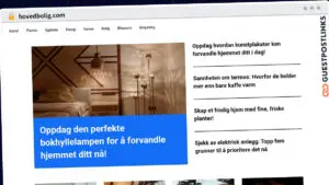 Publish Guest Post on hovedbolig.com