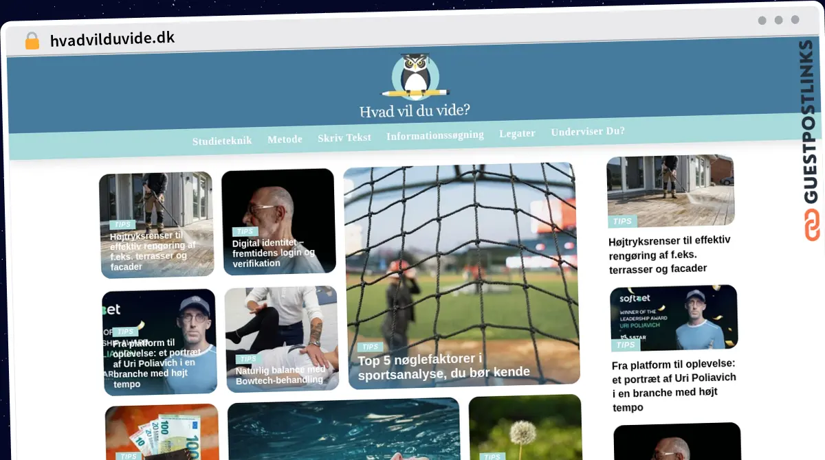Publish Guest Post on hvadvilduvide.dk