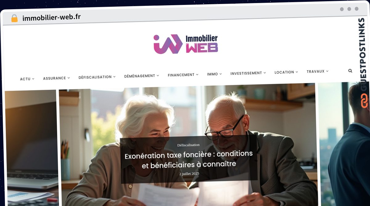 Publish Guest Post on immobilier-web.fr