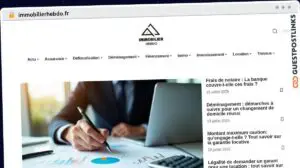 Publish Guest Post on immobilierhebdo.fr